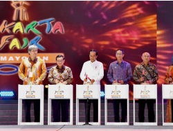 Jokowi Resmi Buka Jakarta Fair Kemayoran 2024