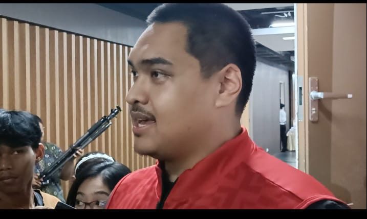 Menteri Pemuda dan Olahraga (Menpora) Dito Ariotedjo, di SCTV Tower, Senayan, Jakarta, Rabu (19/6/2024). Menteri Pemuda dan Olahraga (Menpora) Dito Ariotedjo, di SCTV Tower, Senayan, Jakarta, Rabu (19/6/2024).