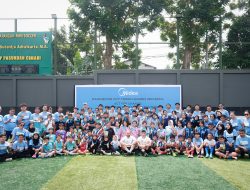 Midea Gandeng Manchester City Kasih Pelatihan Komunitas Sepak Bola di Bandung