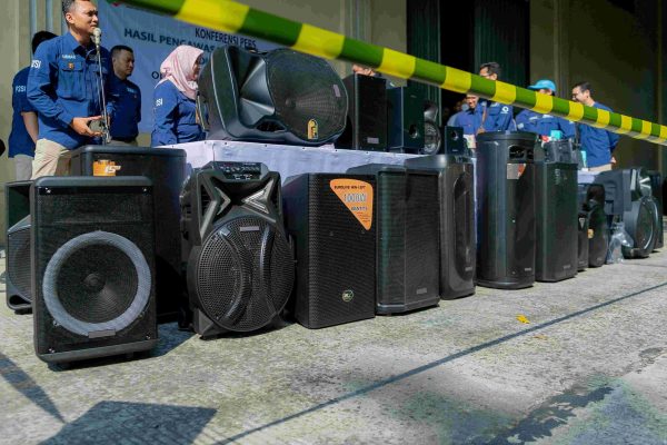 Puluhan Ribu Speaker Aktif Tidak Ber-SNI Diamankan