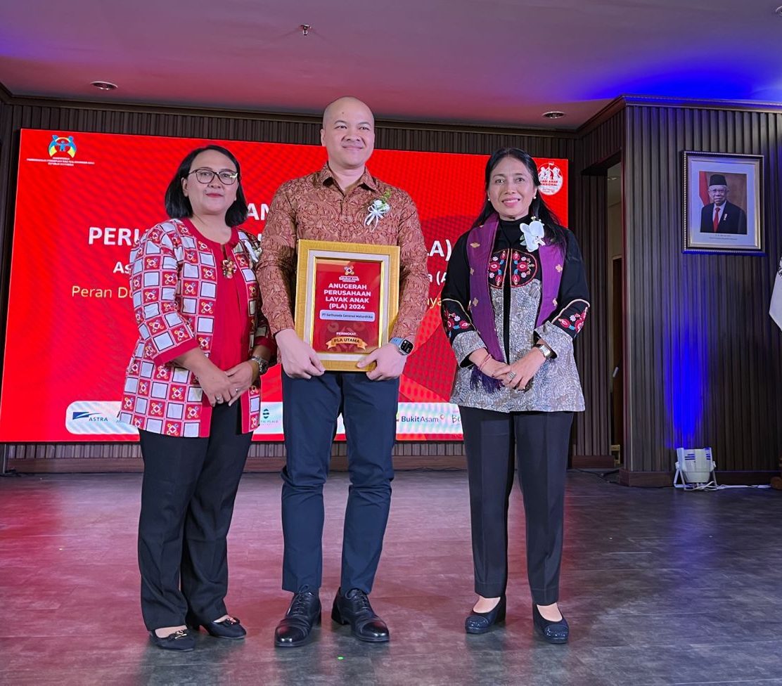 Buktikan Komitmen Peduli Anak, Sarihusada Raih Penghargaan Kategori Utama dalam Anugerah Perusahaan Layak Anak (PLA) 2024