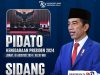 Presiden Jokowi Sampaikan Pidato Terakhir di Sidang Tahunan MPR RI Besok