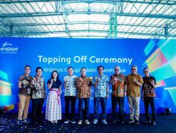 Erajaya Group Lakukan Topping Off Fasilitas Erajaya Distribution Center di Bitung