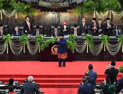 Teriakan Free Palestine Bergema di Sidang Paripurna Pelantikan Prabowo-Gibran