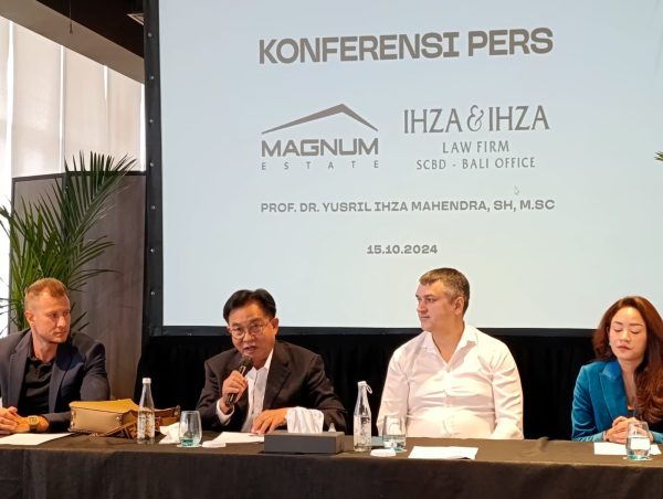 PT Magnum Estate International (MEI) sebagai perusahaan penanaman modal asing (PMA) menggaet kuasa hukum, Prof Yusril Ihza Mahendra untuk amankan investasi properti di Bali dan Ibu Kota Negara (IKN)