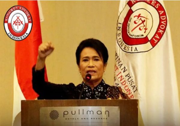 Presiden Kongres Advokat Indonesia (KAI) Siti Jamaliah Lubis