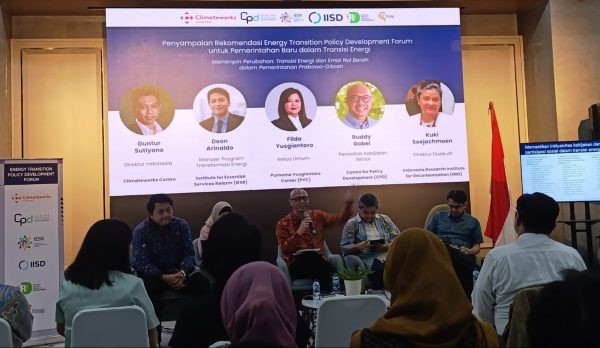 Tim Think Tank Prabowo Rekomendasikan Kebijaka Energi untuk Transisi yang Adil dan Berkelanjutan di Indonesia