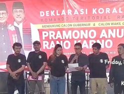 Dukung Pram-Rano, KORAL98 Siap Hadang Isu Kampanye Hitam