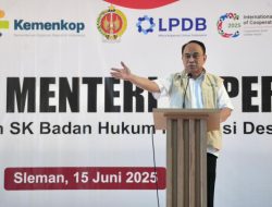 Menkop: Soft Launching Percontohan Kopdes/Kel Merah Putih di Bantul