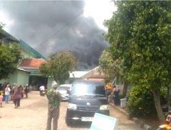 Kebakaran Hebat Landa Gudang RS Dera As-Syifa Brebes