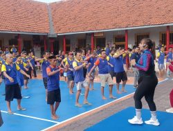 Tingkatkan Kesehatan Fisik dan Mental, Lapas Brebes Gelar Senam Bersama Warga Binaan
