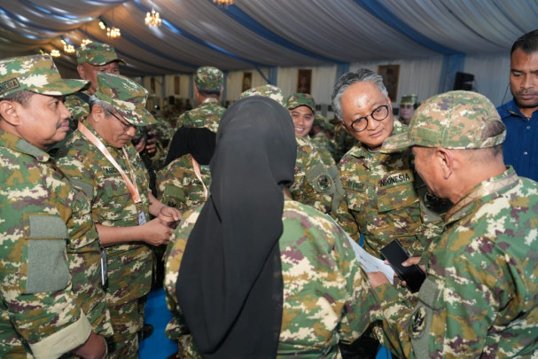 Menteri Pekerjaan Umum, Dody Hanggodo, menjadi pemateri dalam retreat atau Orientasi Kepemimpinan bagi Kepala Daerah dan Wakil Kepala Daerah Tahun 2025 di Akademi Militer (Akmil), Magelang, Jawa Tengah, Kamis (27/2/2025).