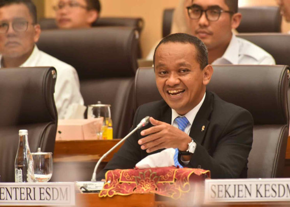 Menteri ESDM, Bahlil Lahadalia