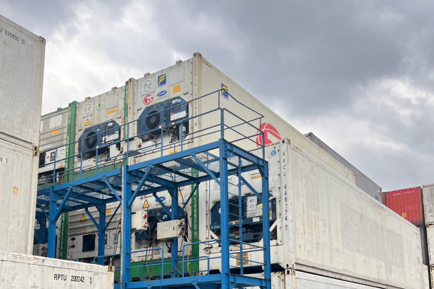 KA Kontener Berpendingin (Dok/KAI Logistik)