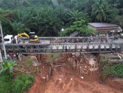 Kementerian PU Rampungkan Pembangunan Jembatan Bailey di Jambi