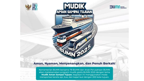 78 perusahaan BUMN Gelar Mudik Gratis 2025 (Sumber : Dok. Kementerian BUMN)