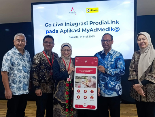 PT Administrasi Medika (AdMedika) gandeng PT Prodia Widyahusada Tbk (Kode saham: PRDA) menghadirkan layanan kesehatan digital yang praktis, cepat, dan user-friendly bagi peserta asuransi rekanan AdMedika.