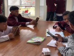 Wisata Literasi, Dinarpus Brebes Diserbu Siswa SMP MBS Wanasari