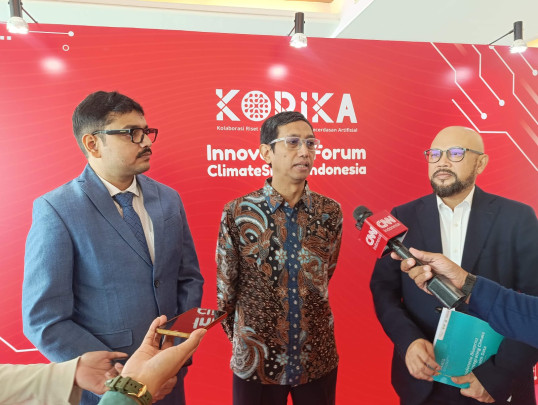 Indonesia resmi meluncurkan sebuah platform berbasis artificial intelligence (AI) untuk memprediksikan dan merespon penyakit-penyakit sensitif iklim. Platform tersebut Bernama ClimateSmart Indonesia. (Beritakota.id/Fadli)