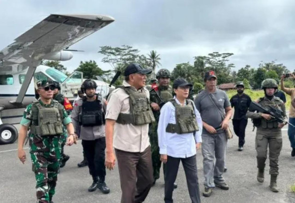 Kunjungan Menkeu dan Menhan ke Nduga: Sinergi Keamanan dan Pembangunan (Humas Protokol)