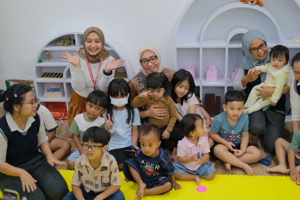 Godrej Consumer Products Indonesia (GCPI) meresmikan fasilitas daycare permanen onsite IPLAY di kantor pusat GCPI, Halim, Jakarta Timur, Kamis (19/6/2025).