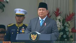Presiden RI Prabowo Subianto memberikan pidato pada peringatan Hari Lahir Pancasila di Gedung Pancasila Kementerian Luar Negeri RI, Senin (2/6/2025) (Foto: Tangkapan Layar Youtube Sekretariat Presiden)