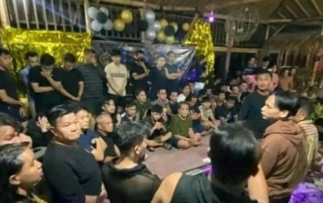75 Orang Diamankan dalam Acara "Family Gathering" Diduga Pesta Gay di Puncak, Bogor (Istimewa)