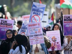 Aktivis Perempuan SMURP Serukan Boikot Produk Israel di Aksi One Million Women for Gaza