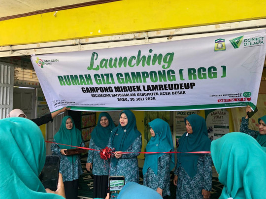 LKC Dompet Dhuafa bersama Pemerintah Kabupaten Aceh Besar Luncurkan Rumoh Gizi Gampong