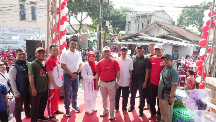 Wali Kota Depok Jalan Santai Kebangsaan bersama GP Ansor
