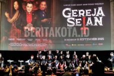 Konferensi Pers Film Gereja Setan (Beritakota.id/Adang)