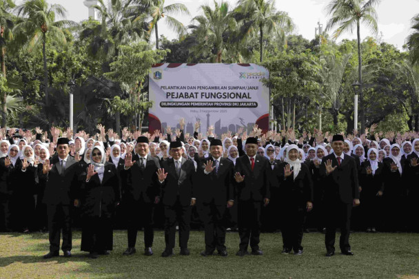 Gubernur DKI Jakarta, Pramono Anung melantik 992 pejabat fungsional ASN