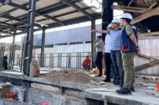 Pembakaran Halte TransJakarta Senen (Istimewa)