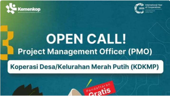 Lowongan kerja Kementerian Koperasi 2025 (Sumber: Instagram @kemenkop)