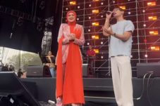 Siti Nurhaliza duet spontan dengan afgan di panggung Pestapora 2025, Minggu (7/9/2025) (Dok. Foto IG afgan)