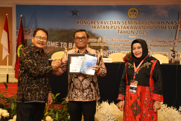 Kongres XVI Ikatan Pustakawan Indonesia (IPI) dan Seminar Ilmiah Nasional 2025 yang digelar di Batam pada Kamis (18/9).