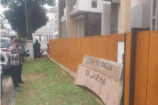 Rumah yang diduga milik Nafa Urbach (Dok: Beritasatu.com/Rikhi Ferdian)