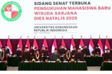 Prabowo Hadiri Sidang Senat Terbuka dan Wisuda 521 Sarjana UKRI Bandung