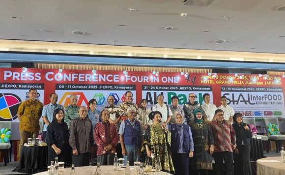 4 Pameran terbesar bakal digelar di JIExpo Kemayoran antara lain ALLPrint Indonesia 2025, PRO AVL Indonesia 2025, ALLPack Indonesia 2025, dan SIAL InterFOOD 2025.