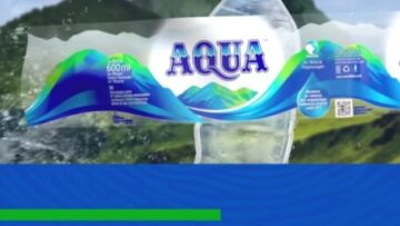 Iklan brand air minuman dalam kemasan Aqua