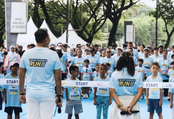 Baby Shark Run 2025, Ribuan Keluarga Jakarta Pesta Fun Run & Rave!