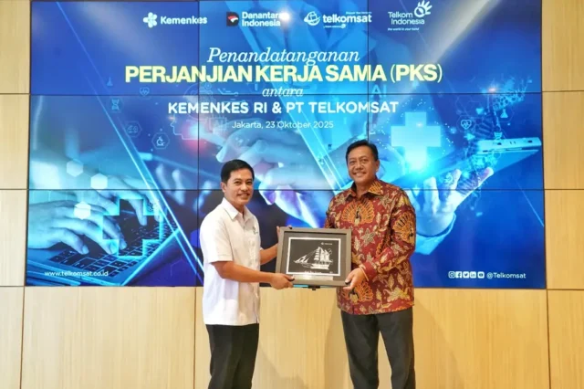 Telkomsat dan Kemenkes Teken MoU Dorong AI untuk Layanan Kesehatan