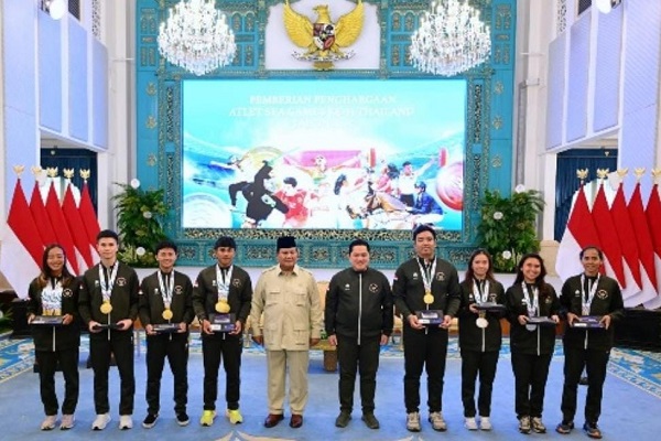 Presiden Prabowo Beri Bonus Fantastis dan Kenaikan Pangkat bagi Atlet Peraih Medali SEA Games 2025