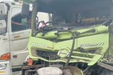 Tabrakan Beruntun di Pantura Kluwut Brebes, Satu Truk Rusak Parah