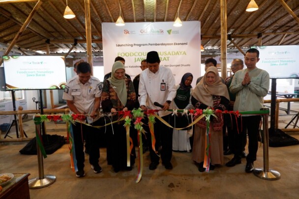 Dompet Dhuafa dan OJK Sinergi Pemberdayaan Ekonomi Masyarakat Lewat Foodcourt Nusadaya