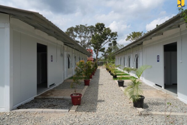 Proyek Huntara 2 Dibangun