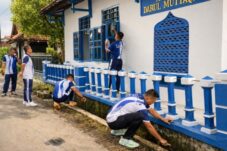 Jelang Ramadan, Lapas Brebes Gelar Aksi Bersih-Bersih Musholla