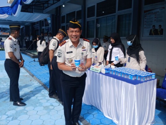 Kalapas Brebes Ikuti Deklarasi Anti Narkoba, Kanwil Ditjenpas Jateng Tegaskan Zero Tolerance