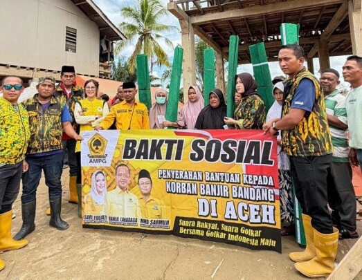 Cania Sunny Manurung dan PP AMPG Gelar Safari Ramadan di Aceh Tamiang