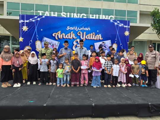 Berbagi di Bulan Suci Ramadan, PT TSH Brebes Santuni Anak Yatim dan Dhuafa